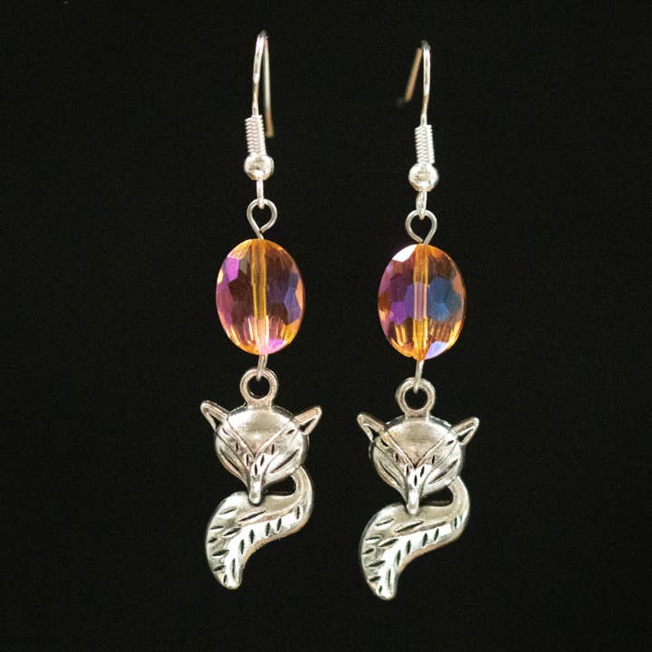 JAC Jewelry Designs - Vente Boucles d'oreilles pendantes - Boucles d'oreilles Fox and Tail
