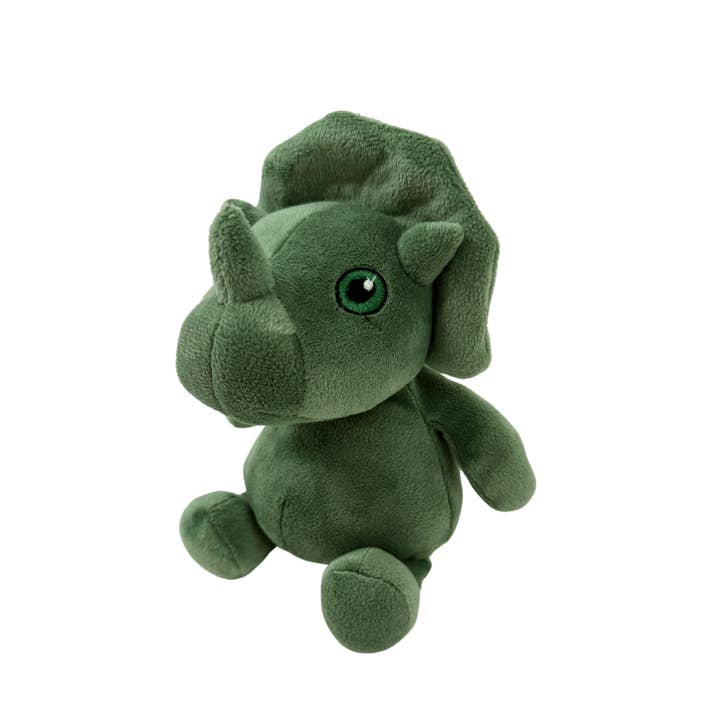 Soft Stuff Creations, Inc. - Wholesale Stuffed/plush toy – Kids & baby - ECO 6" Tracey Triceratops Dinosaur - Mini Me Collection1