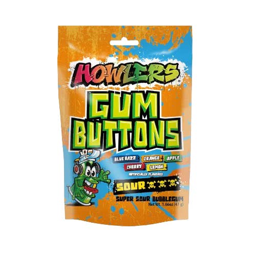 I Got Your Candy – wholesale Tuggummi – Albert's Howlers sura gummiknappar 1.66oz - 12ct