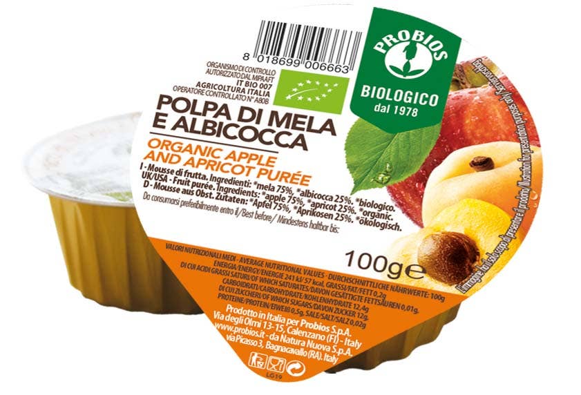 Probios - Wholesale Fruit Snacks - ITALIAN APPLE AND APRICOT PULP0