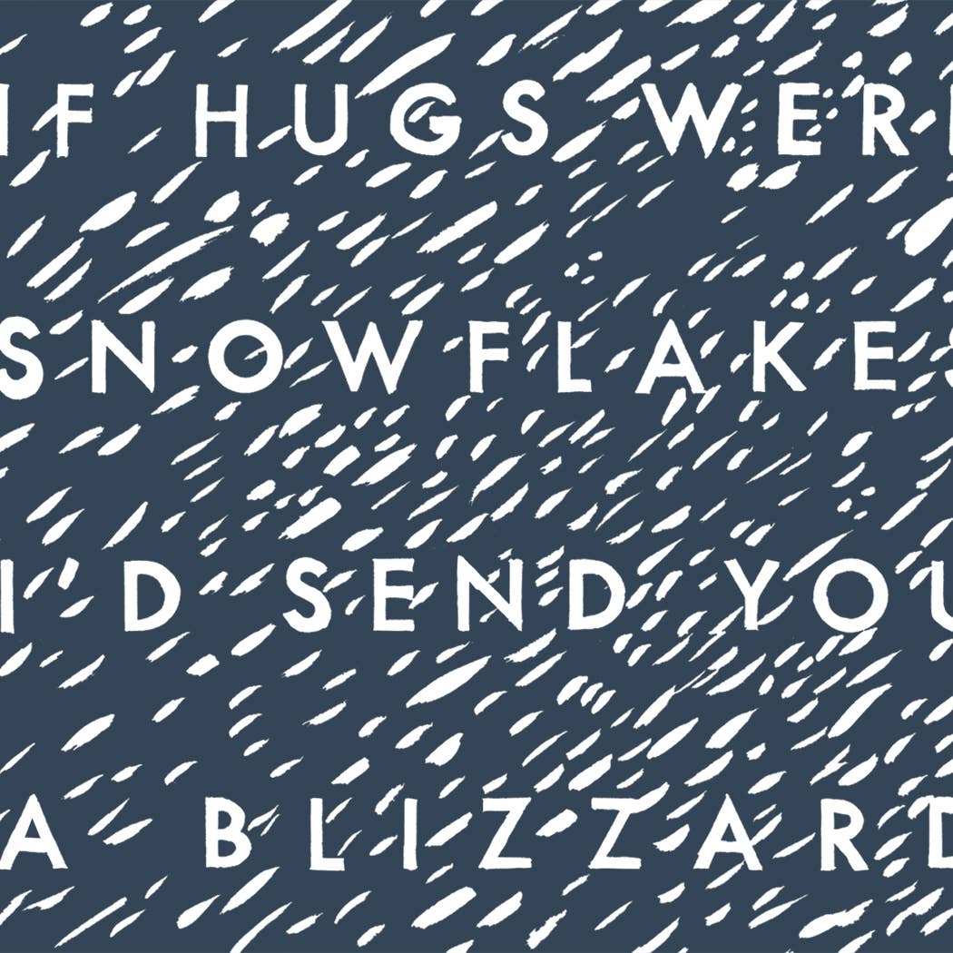 Dear Hancock - Wholesale Season's Greetings Card - If Hugs were Snowflakes1