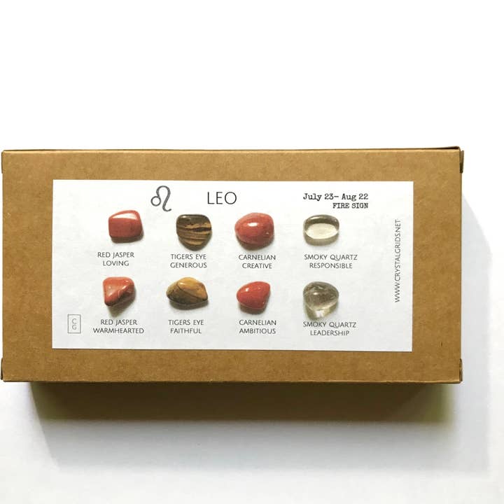 Crystal Grids - Wholesale Spiritual stone/crystal - Leo Zodiac Rox Box - Jul 23 to Aug 22 Fire Sign4