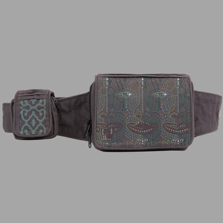 4th Dimension Belt Bag - Grey for wholesale by symbolika