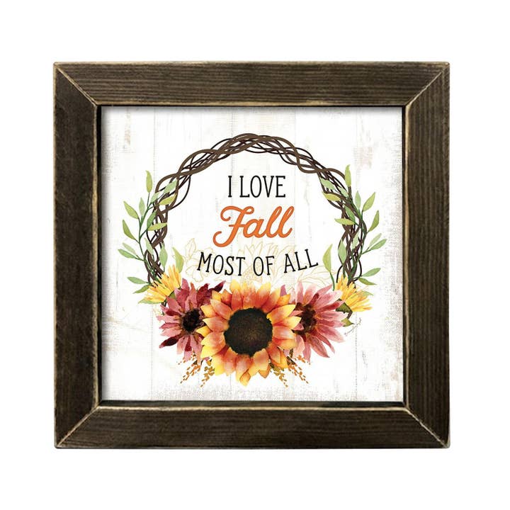 JP7575 Girassol Outono- Floral- Sazonal- Outono- Decoração de Parede por atacado de JanMichaels Art & Home