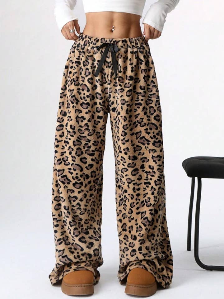 Leopard Print Casual Wide-Leg Pants and other Purchase Wholesale leopard print pants. Free Returns & Net 60 Terms on Faire trending on Faire.