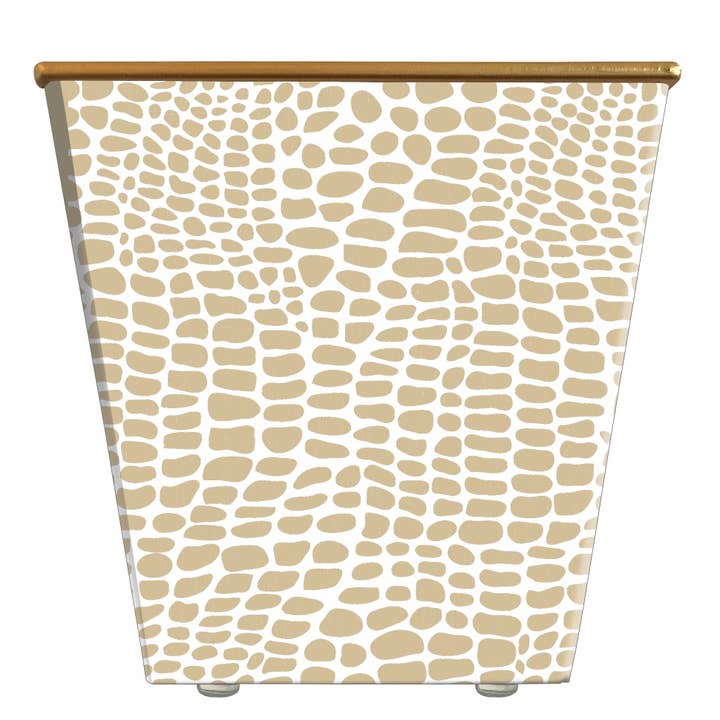 Hedge Farm Candles and Containers – wholesale Plant pot – Alligator Skin Cachepot Container Only9