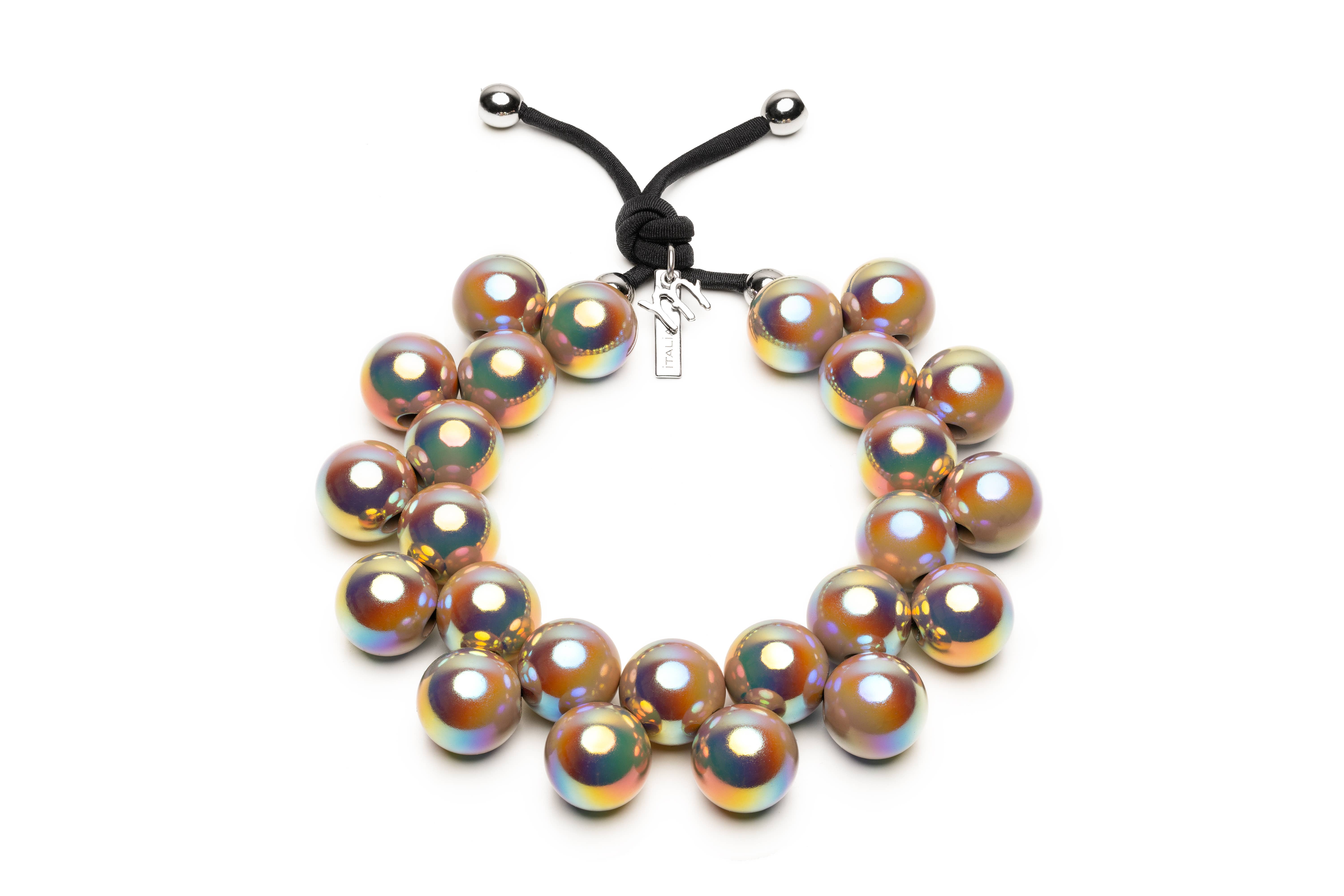 Mirta Accessori Moda - Wholesale Beaded/Pearl Necklace - Superstar Italian Creativity and Craftsmanship Necklace19