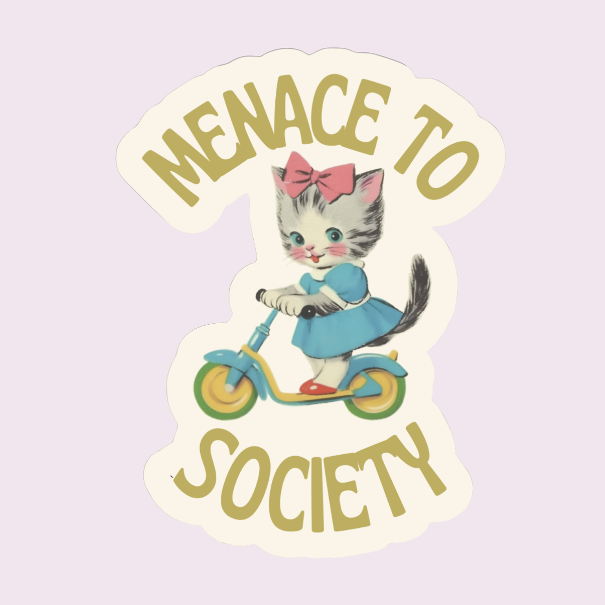 inviting affairs paperie - Wholesale Sticker - Menace to Society Sticker0