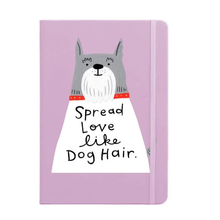 Cuaderno/Diario "Esparce amor como pelo de perro" para venta al por mayor de Disrupted Industries