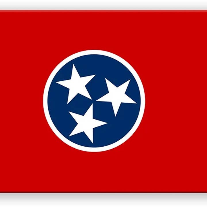 Tennessee State Flag for wholesale by Nashville Metal Art®