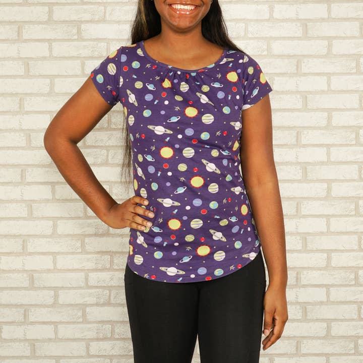 Explore New Worlds Ida Top for wholesale by Svaha USA