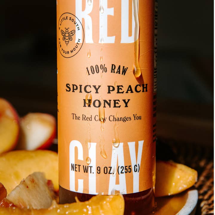 Red Clay Hot Sauce - Wholesale Honey - Spicy Peach Hot Honey - Southern Honey, Made in USA3