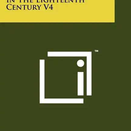 Books by splitShops - Wholesale Book - Adult - The American Colonies in the Eighteenth Century V4 - Paperback