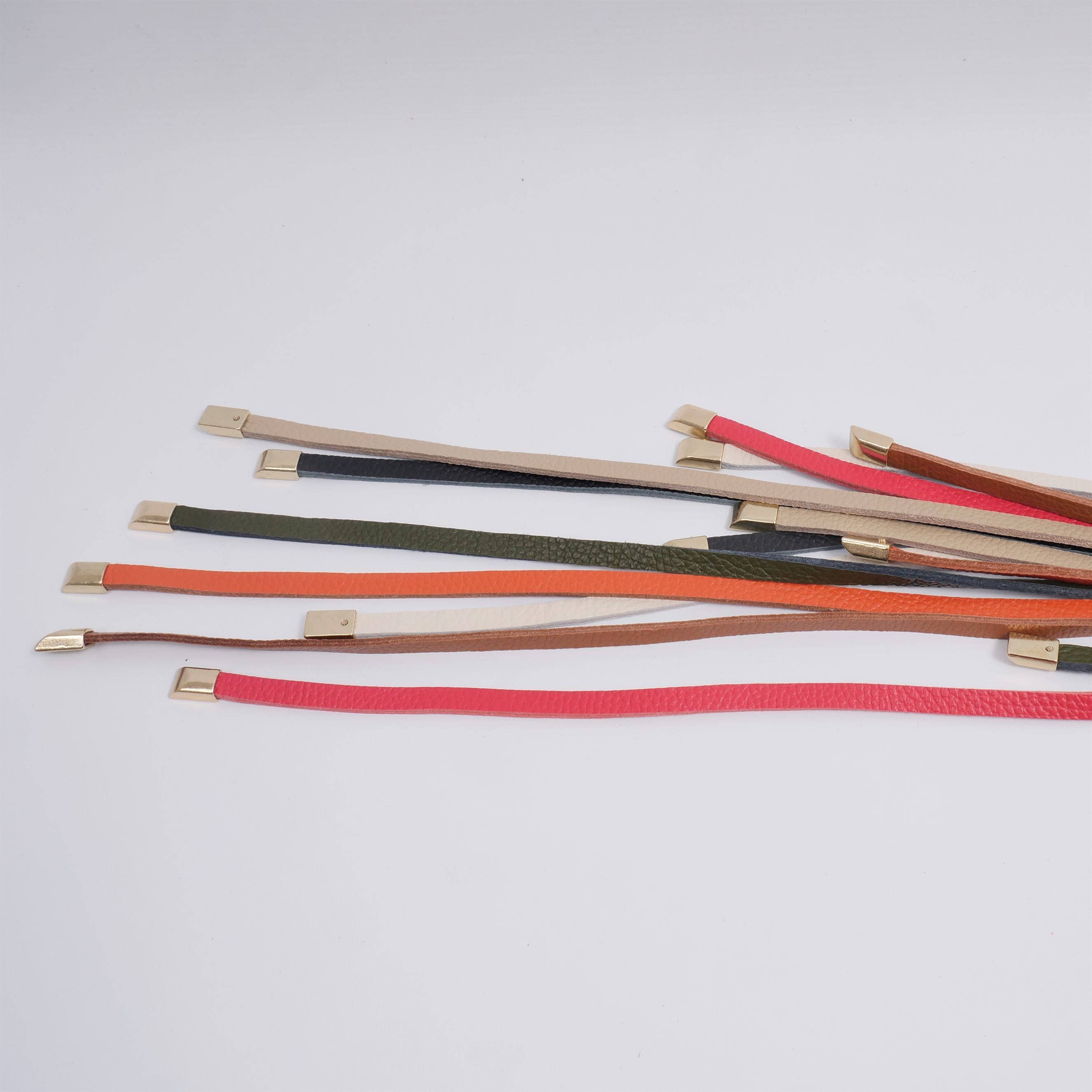 Cecile Wang - Vendita all'ingrosso Cintura - Donna - Cintura a corda in pelle BK00710