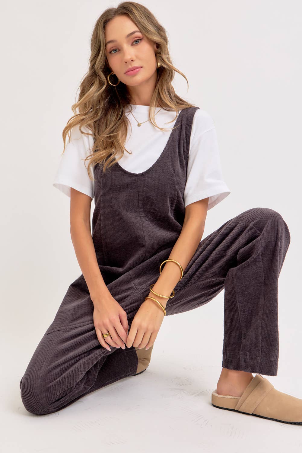 Sweet Lovely by Jen - Wholesale Overalls - Women's - PULL-ON-STYLE CORDUROY OVERALL JUMPSUIT24