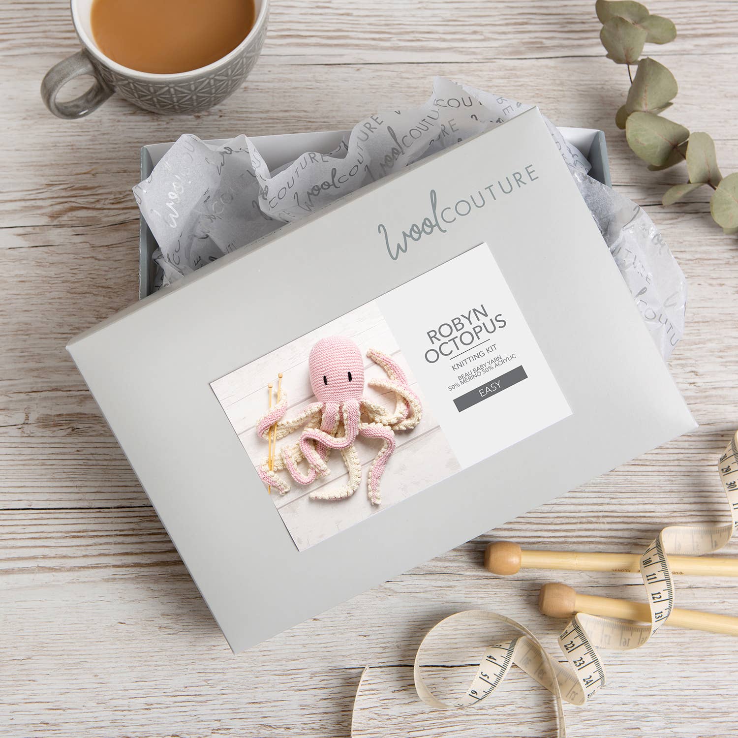 Wool Couture Company - Vente Accessoire de tricot/crochet - Kit de tricot Robyn Octopus11