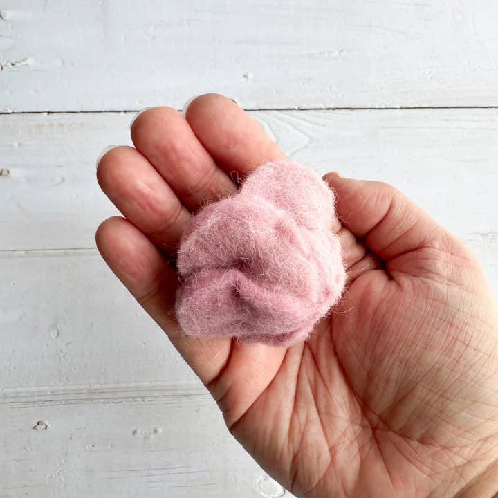 Sewing Seeds Play - Venta al por mayor Artículo decorativo de mesa - Una rosa de fieltro rosa claro