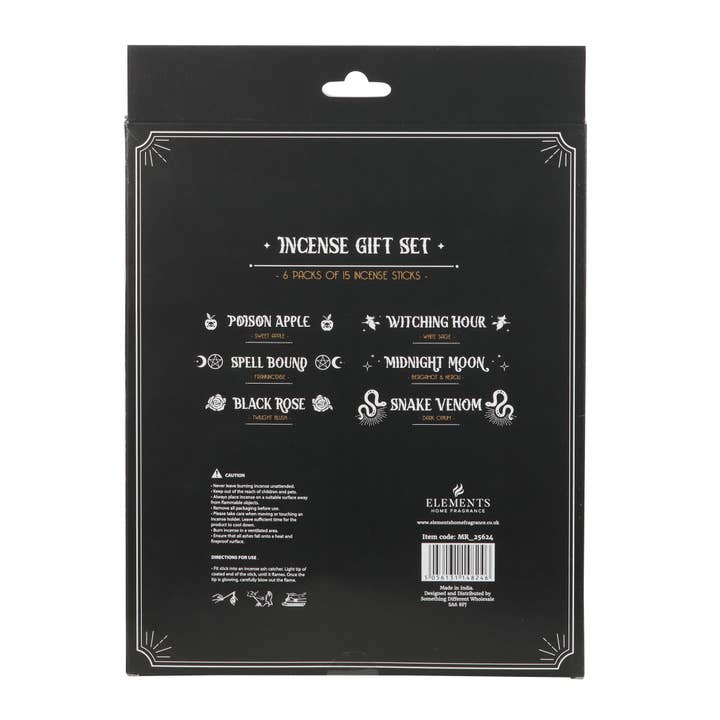 Something Different Wholesale - Vente Encens - Ensemble de 6 bâtonnets d'encens gothiques 'Rituels de Minuit'2