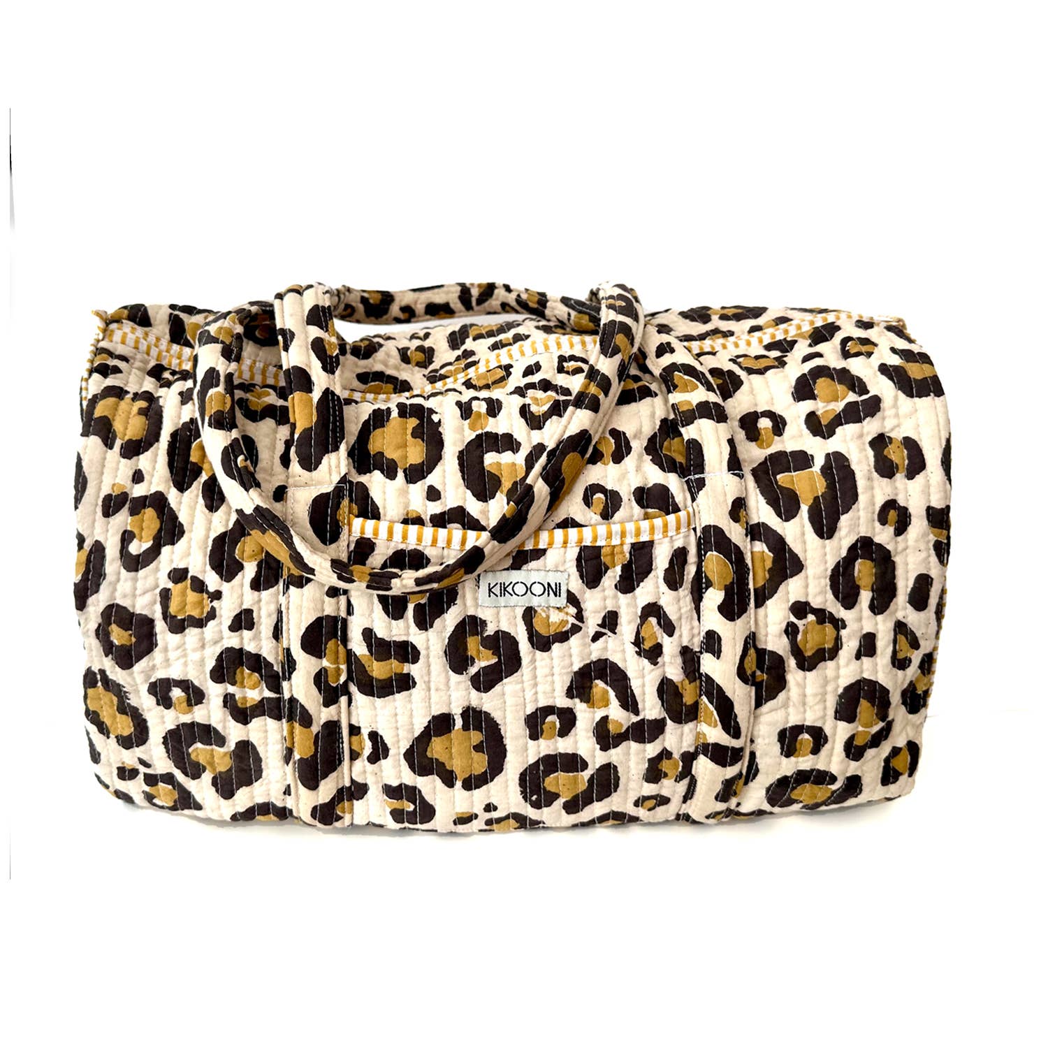 kikooni - Vendita all'ingrosso Sacca da viaggio - Donna - Borsa grande in cotone fatta a mano « oh Leo »2