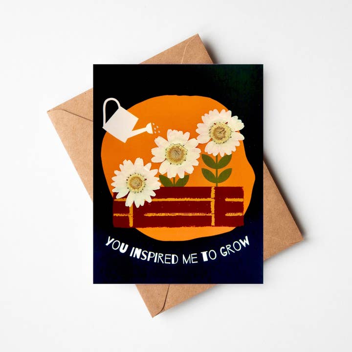 Tarjeta Tú me inspiraste a crecer para venta al por mayor de PlantBox