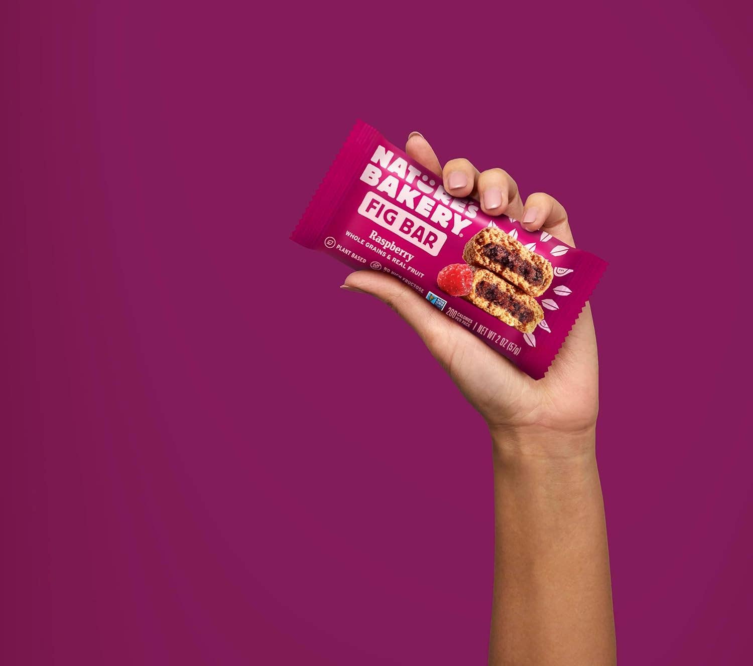 Snacky Candy – Snack Bar por atacado – Barra de Figo com Framboesa Nature's Bakery 2 oz 12 unidades2