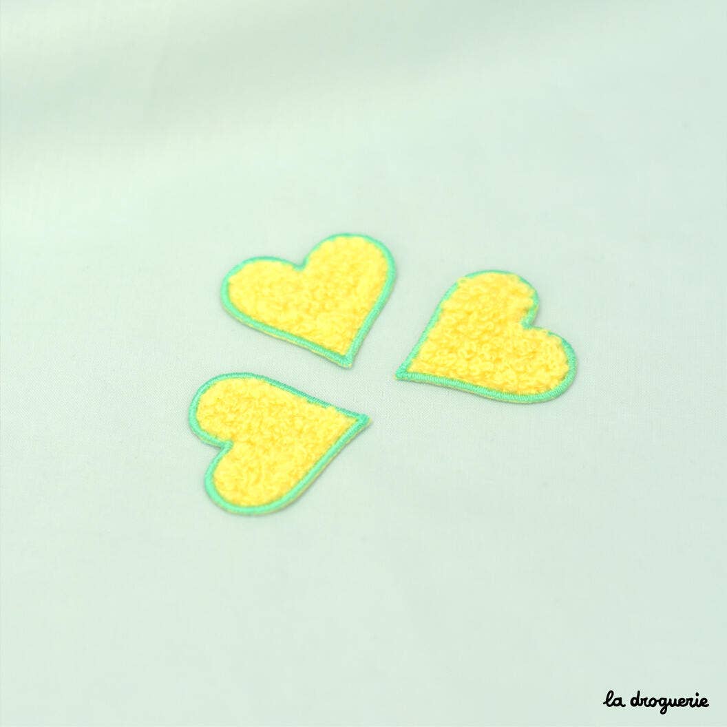 LA DROGUERIE – Engroshandel Patch – Venice beach hjerte-badge 32 mm3