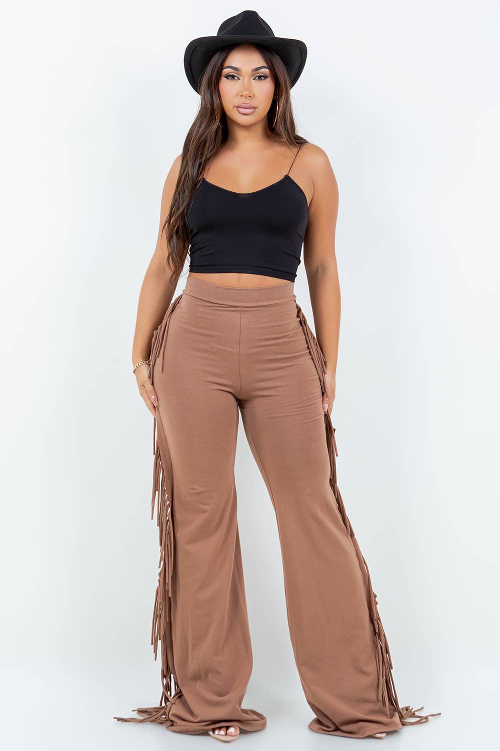 Uptown Apparel - Wholesale Pants - Women's - B11196 PANTS WITH SIDE FRINGE5