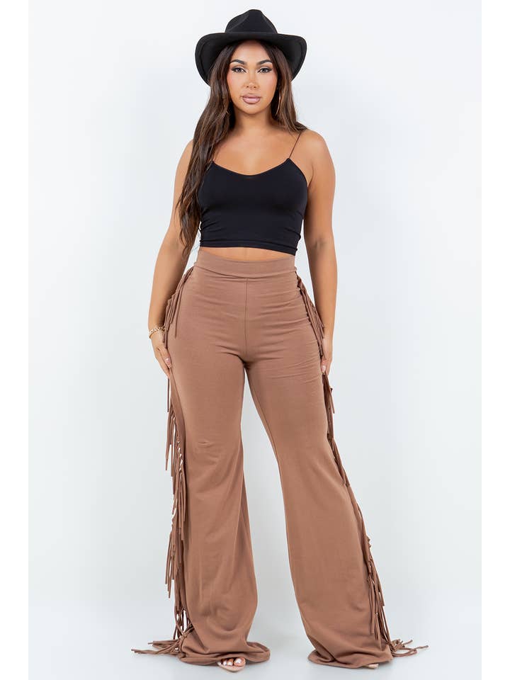 Uptown Apparel - Wholesale Pants - Women's - B11196 PANTS WITH SIDE FRINGE5