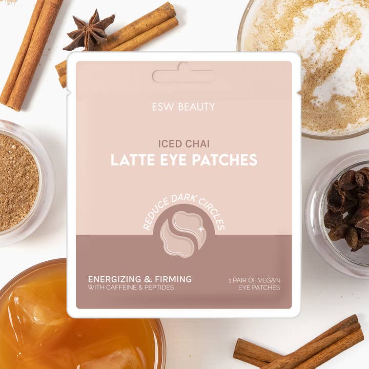 ESW Beauty - Wholesale Eye Treatment Mask - Iced Chai Latte Energizing & Firming Eye Patches