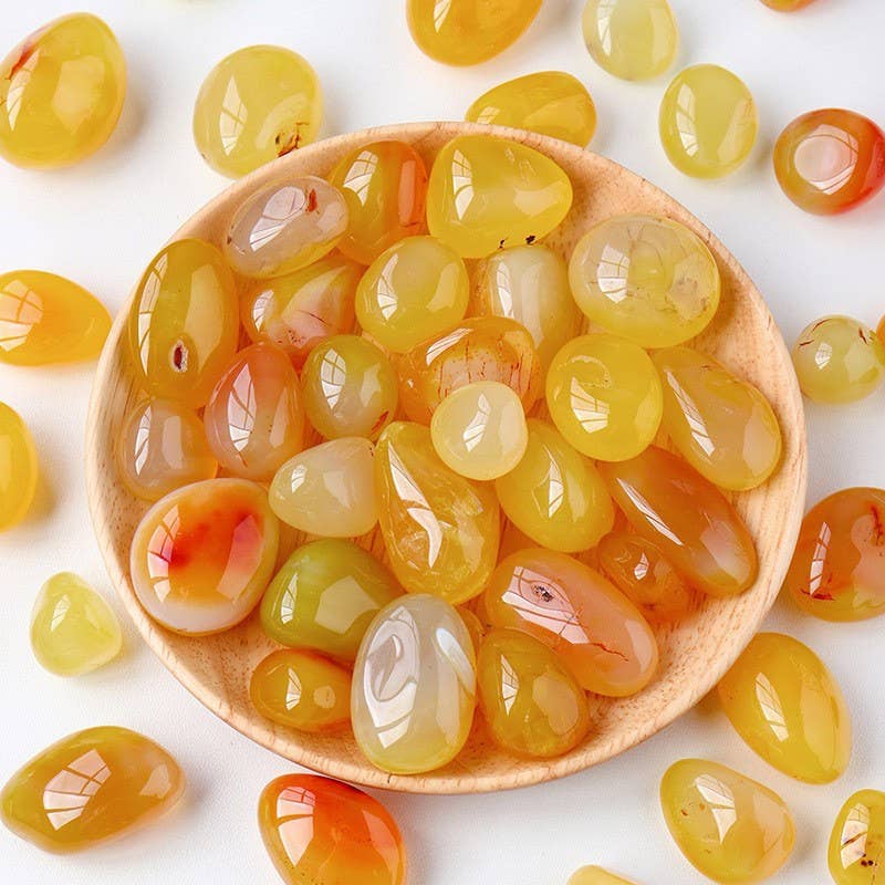 Moon Rituals - Wholesale Spiritual Stone/Crystal - Premium 100g Natural Crystal Tumble Set | Healing Stone Collection for Beginners14