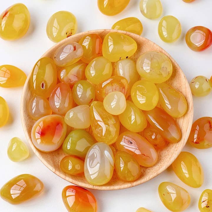 Moon Rituals - Wholesale Spiritual stone/crystal - 100g Crystal Tumble Set - Small Tumbles (2-3cm, 5-10 tumbles in one pack), Christmas Crystal Gift15