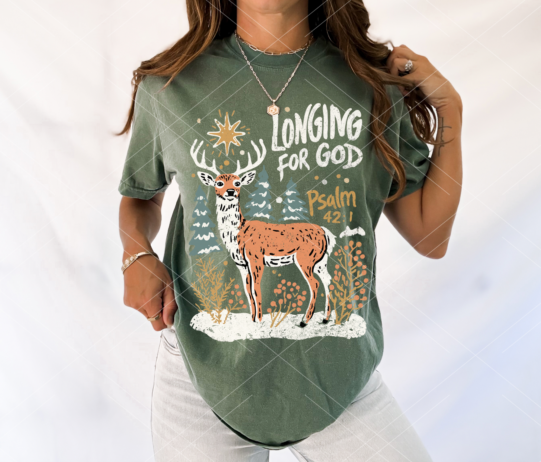 Pressure and Grace - Wholesale Graphic Sweatshirt - Women's - Longing For God1