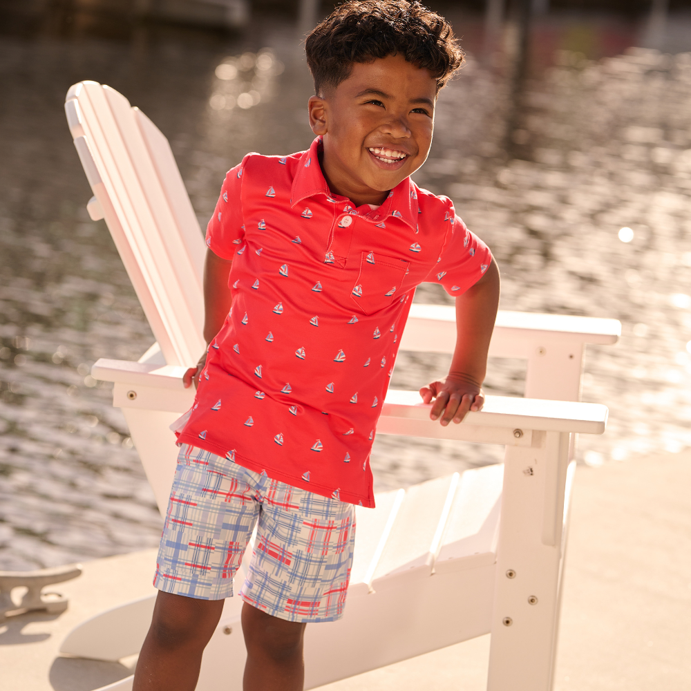 Sugar Bee Clothing - Wholesale Shorts - Kids - Kent Golf Shorts - Cape Cod Madras2