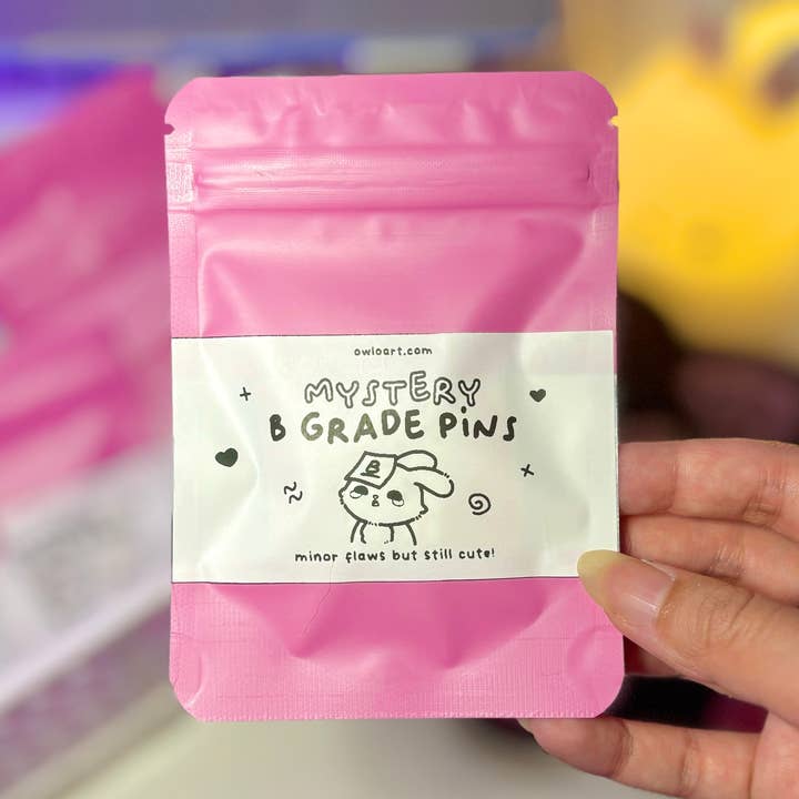 Mystery B-grade Pin Bag for wholesale by owloArt