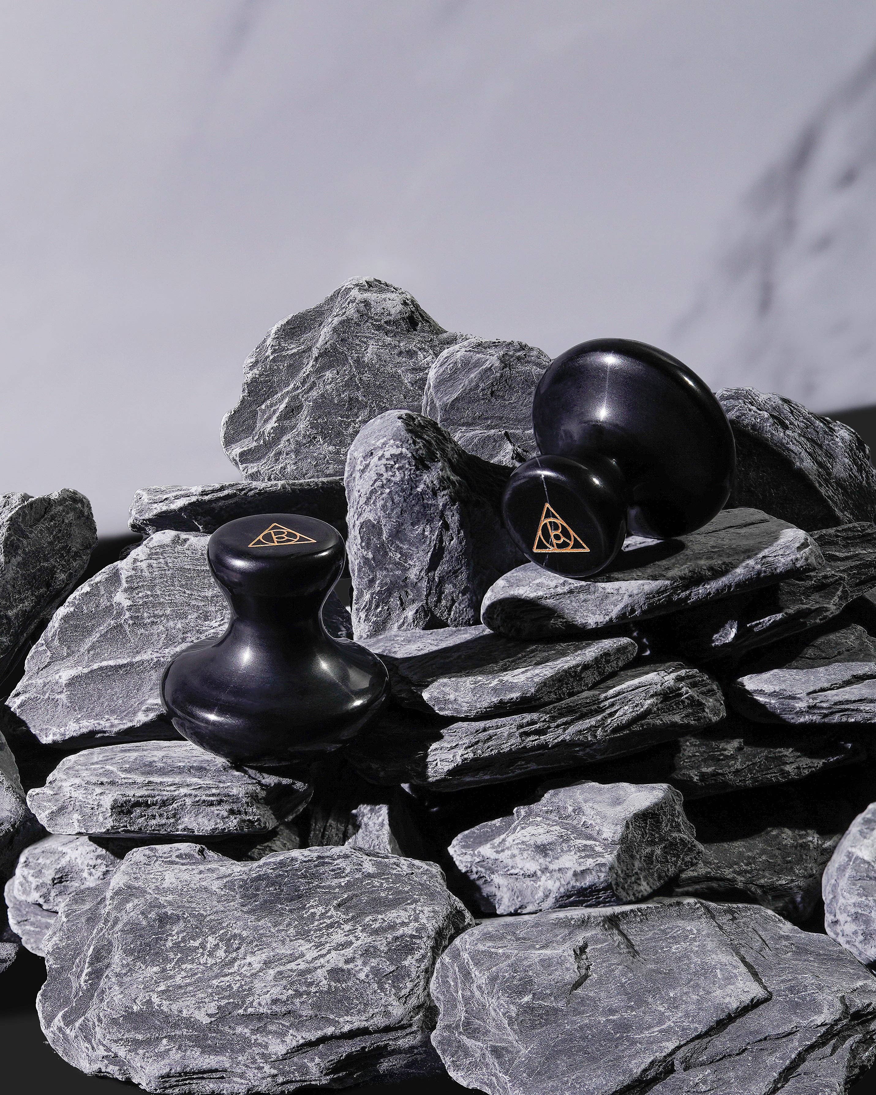 Cult of Reason Skincare - Wholesale Gua Sha Tool - Mushroom Gua Sha Stone Set1