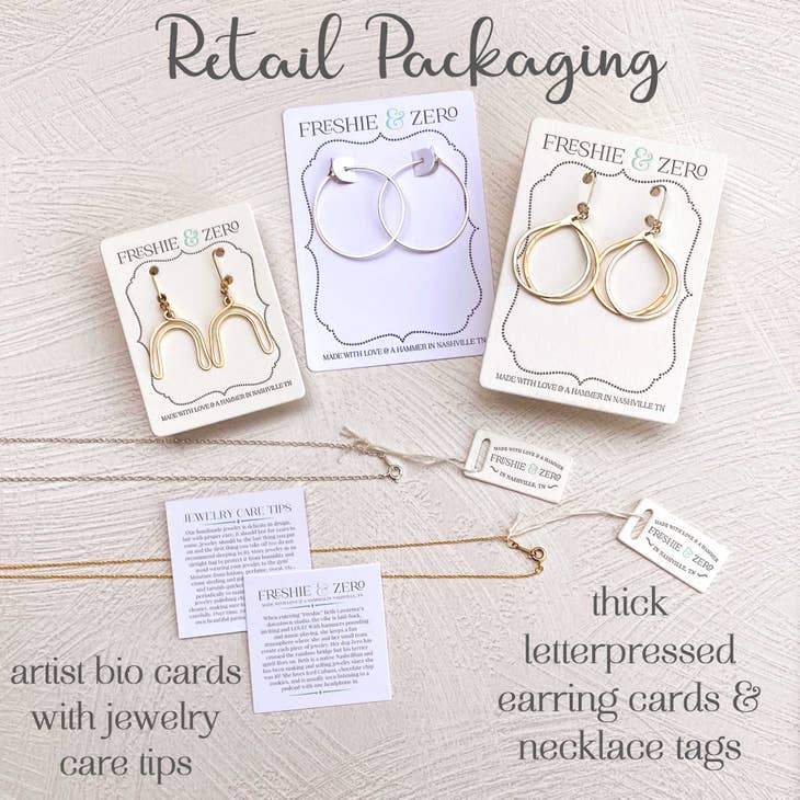 How To Make Simple Cards For Packaging Your Handmade Earrings 