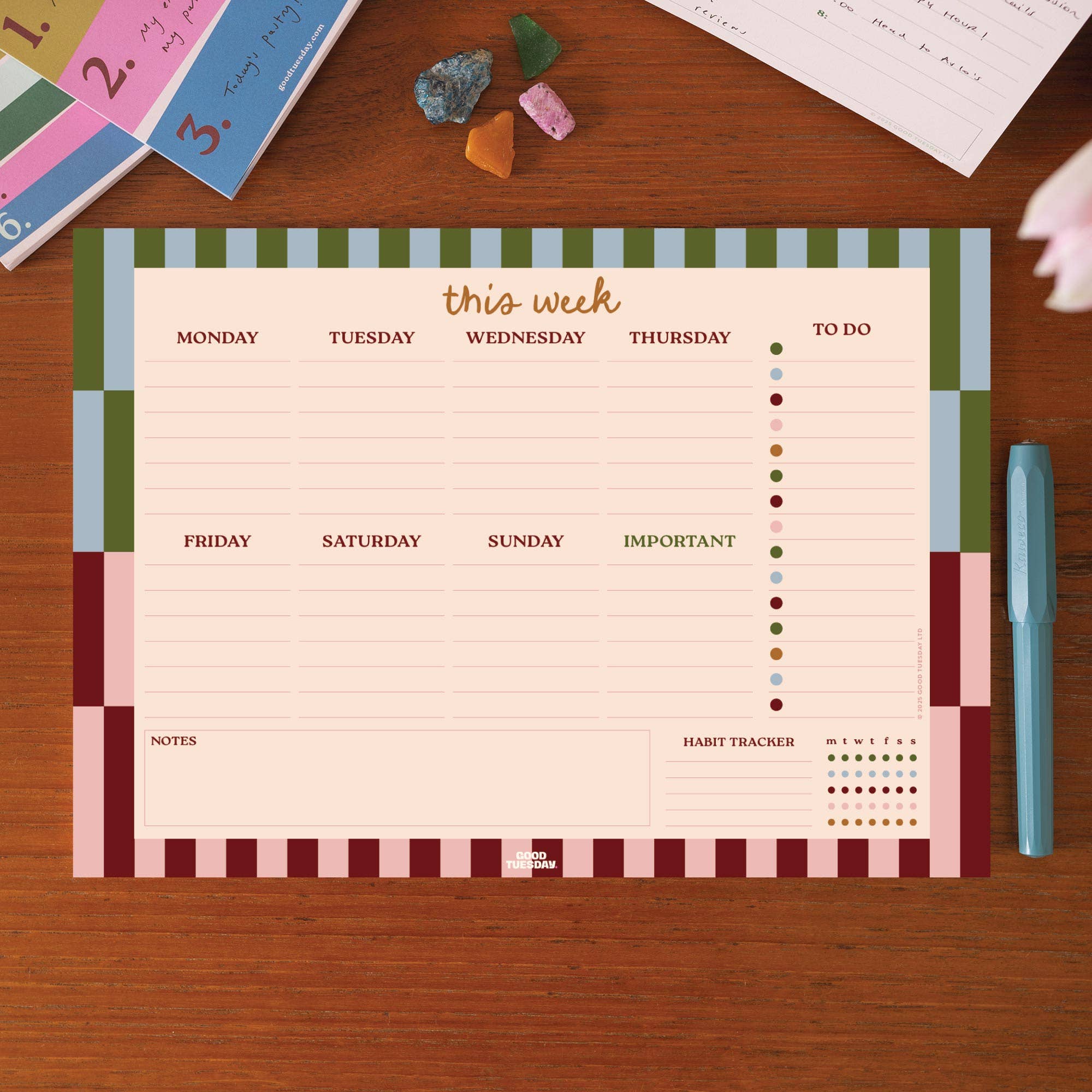 Good Tuesday (Once Upon a Tuesday) – wholesale Planner – A4 Weekly Planner Pad | Boho Nouveau0