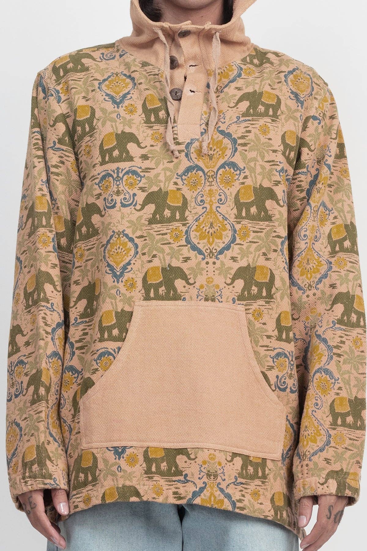 Lakhays Collection Inc. – wholesale Hoodie – Women's – Elephant Sanctuary Baja Hoodie5