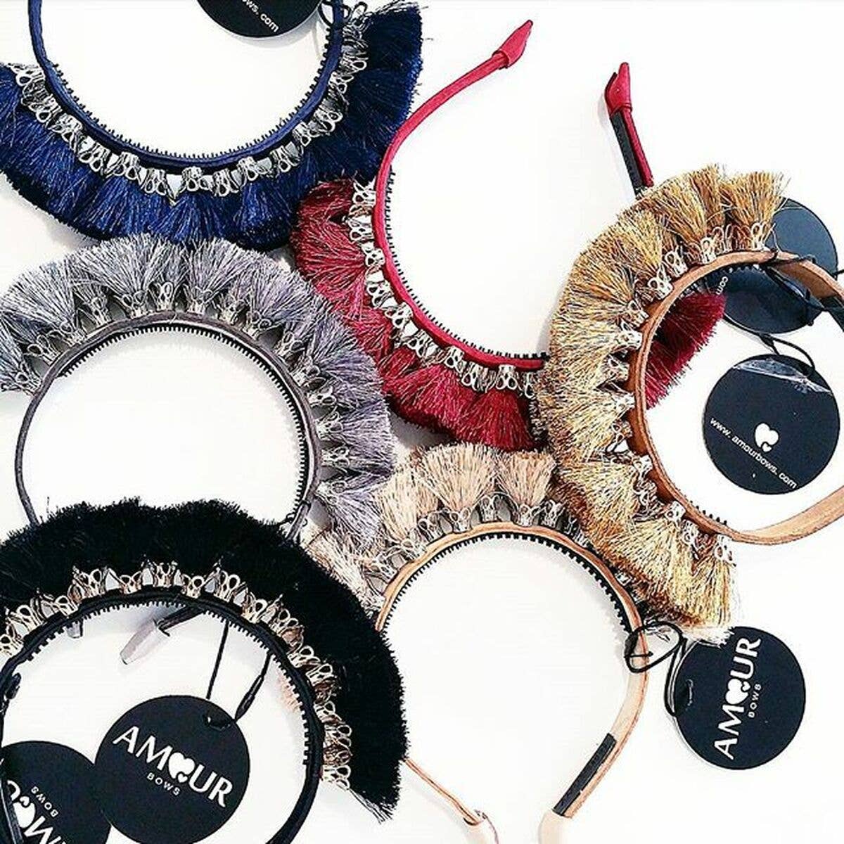 Amour Bows - Wholesale Fashion Headband - Women's - Volcan - Navy Full1