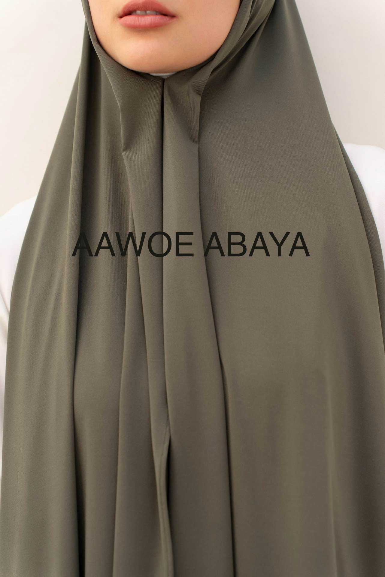 Aawoe Abaya – wholesale Hijab – Women’s – Jersey Rectangle Hijab with Tie - 70x200 cm - 24844