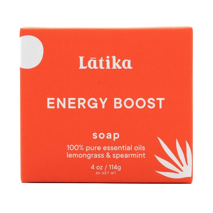 Energy Boost: Hydrating Soap, Lemongrass Essential Oil for wholesale by Latika Beauty