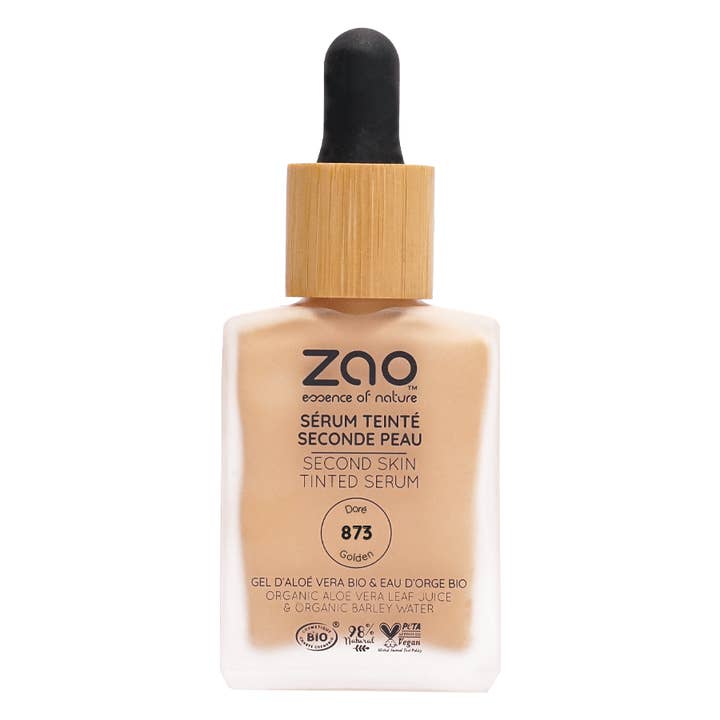 Zao Makeup - Wholesale Foundation - Second skin tinted serum *** Organic, Vegan, 100% natural5