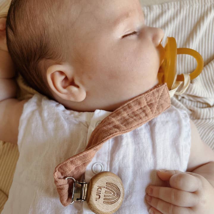 Kiin Baby - Wholesale Pacifier Clip - Baby - Cotton Dummy Clip