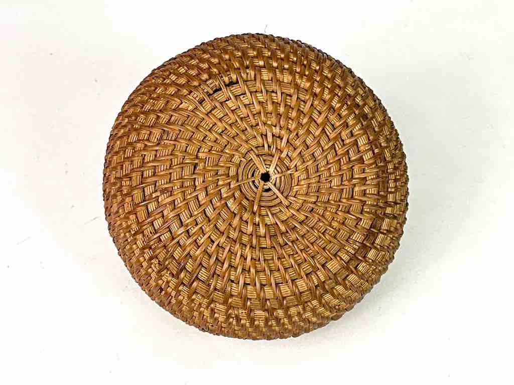 The Niger Bend - Wholesale Basket - Small Vietnamese Rattan Covered Basket - 3 sizes15