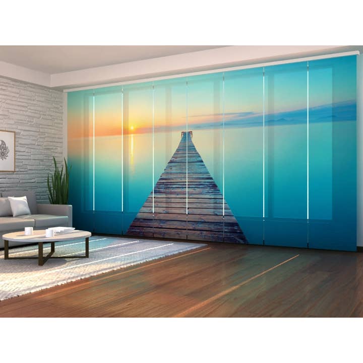 Set of 8 Timpo di Armonia Panel Curtains for wholesale by IlyDecor