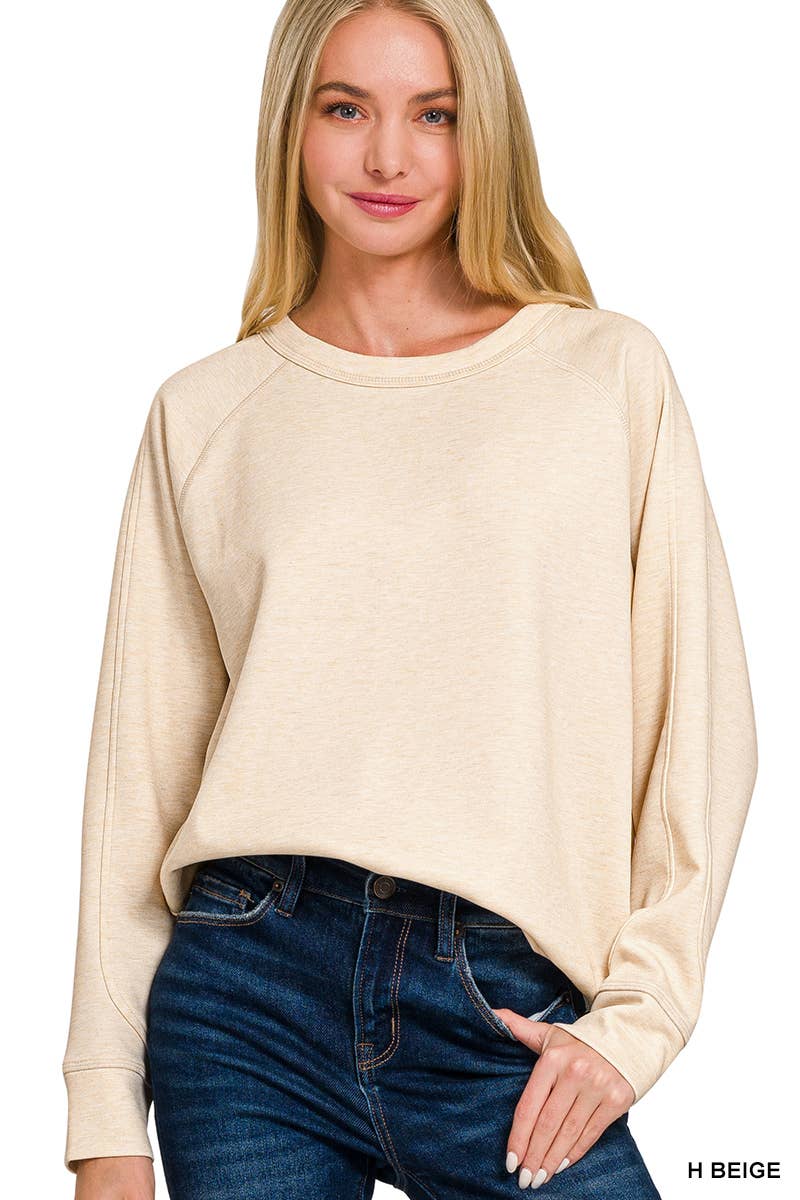 42POPS - Wholesale Sweatshirt - Women's - ..._ 0808 Soft Scuba Crewneck Sweatshirt SI-2675618