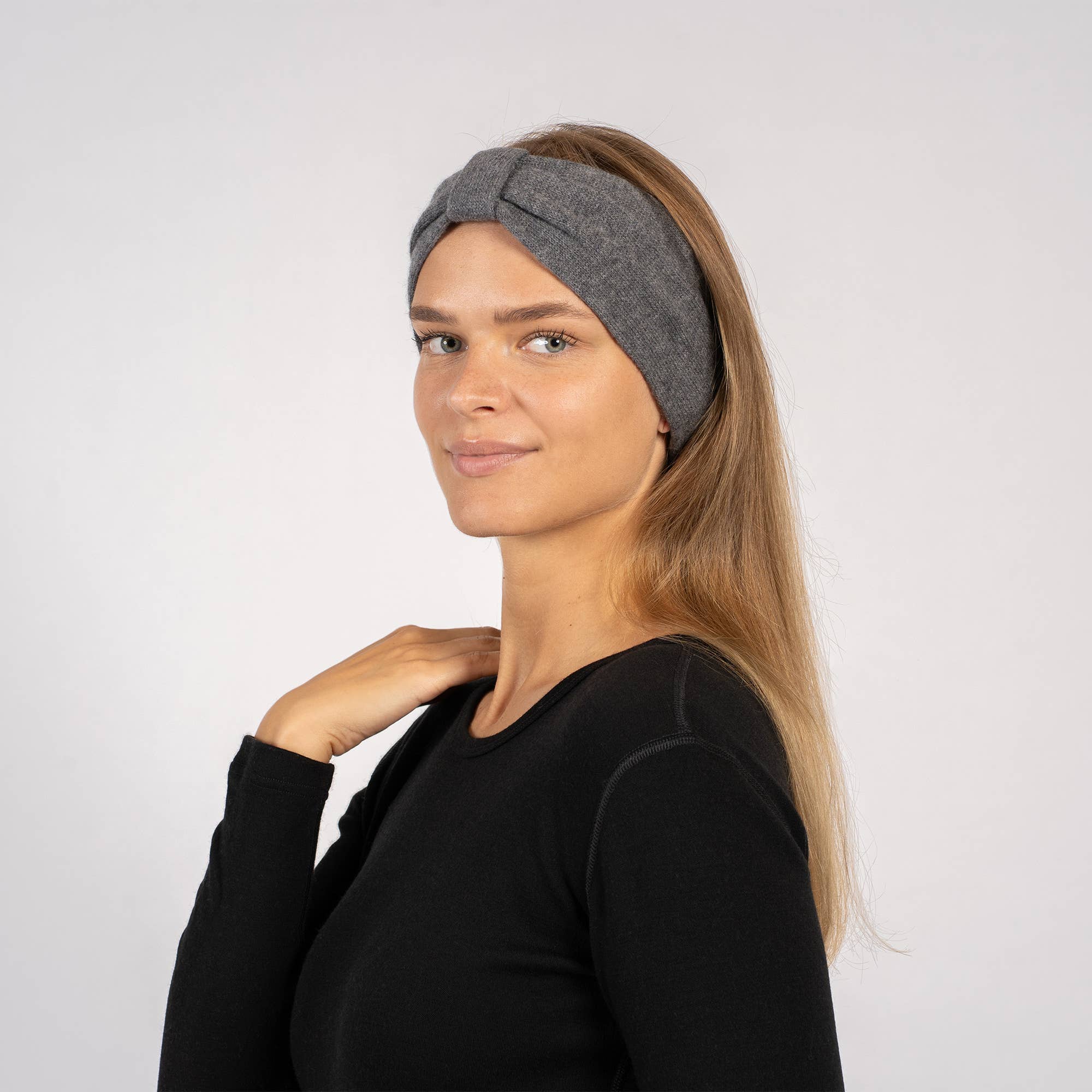 menique - Wholesale Haarband - Dames - Damesgebreide haarband met strik3
