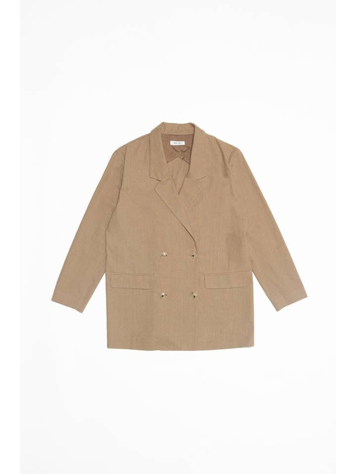 MOD REF - Wholesale Blazer - Women's - The Arla Jacket | Oversized Linen Blazer15