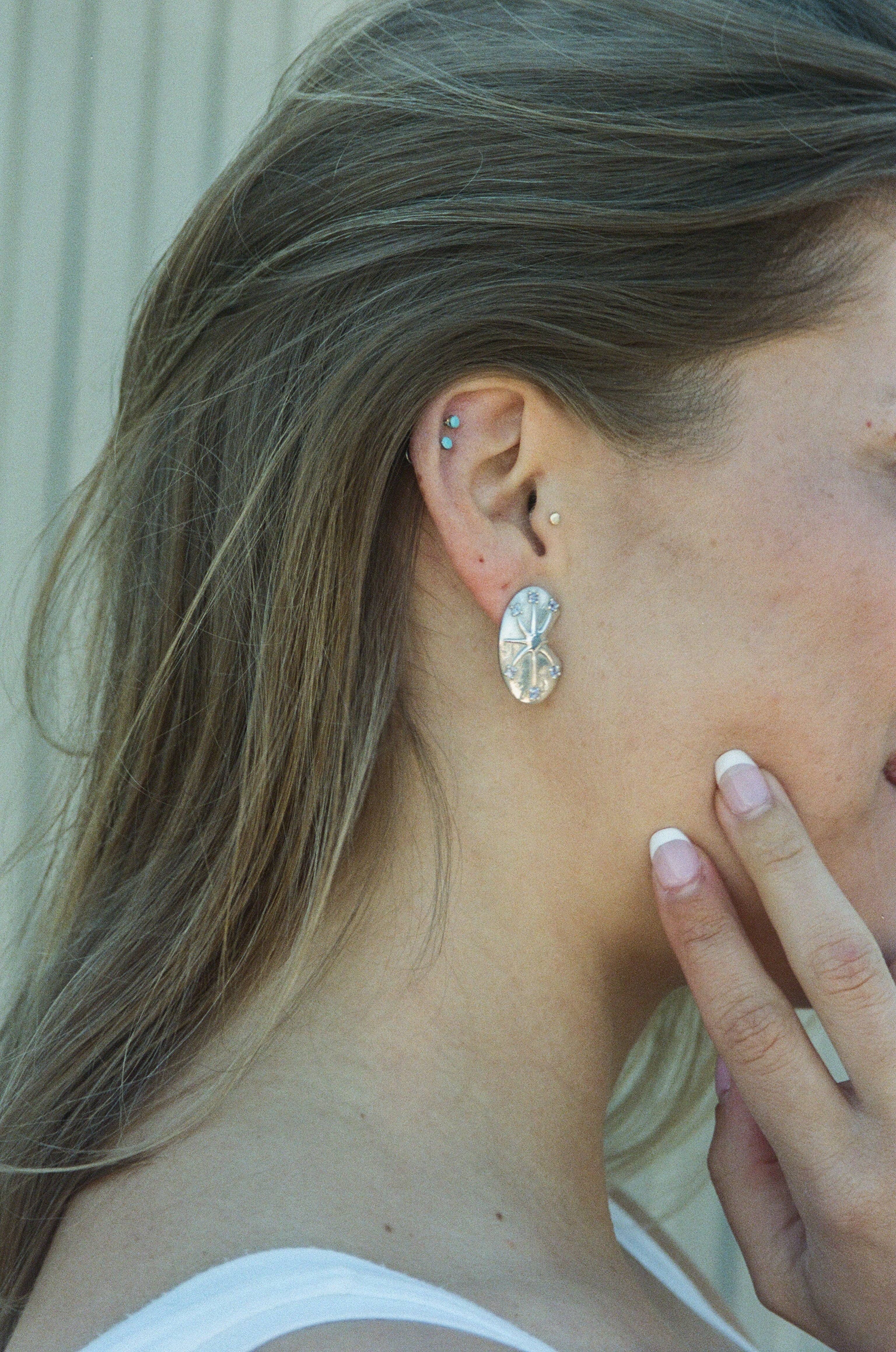 Monsieur Moon - Vendita all'ingrosso Orecchini a bottone - Orecchini Neta3