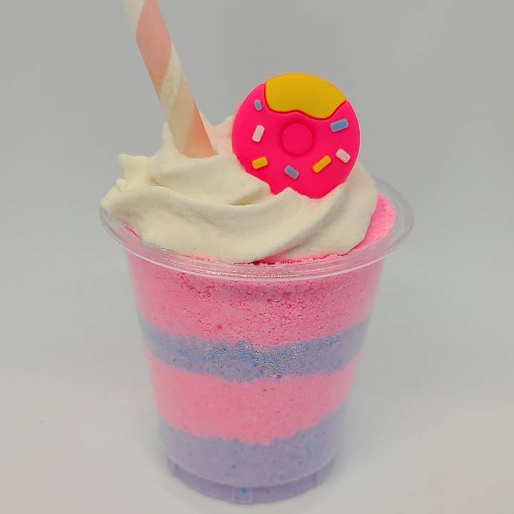Sassy Bubbles - Wholesale Bath Bomb/Fizz - Raspberry Boom Bubbling Smoothie Shot Bath Bomb for Kids
